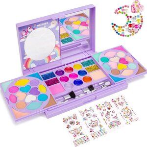 Kids Makeup Kit for Girl Real Washable Cosmetic Toy Beauty Set, Birthday Toys Gi